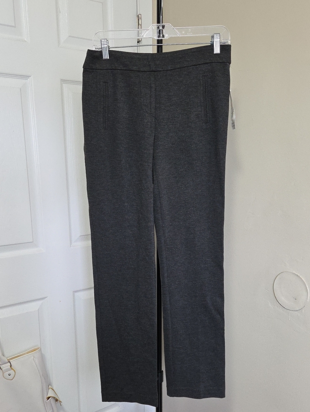 Nwt Northern Reflections Charcoal Women's Pull-On Knit Pants